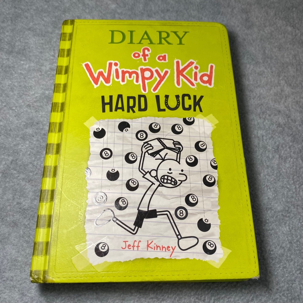 Diary of a Wimpy Kid Hard Luck Book 8 Hardcover Jeff Kinney Graphic Novel Comedy